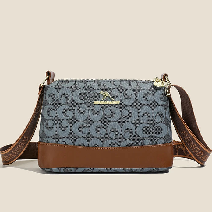 Women's handbag trendy fashion retro letter print top-handle and shoulder bag