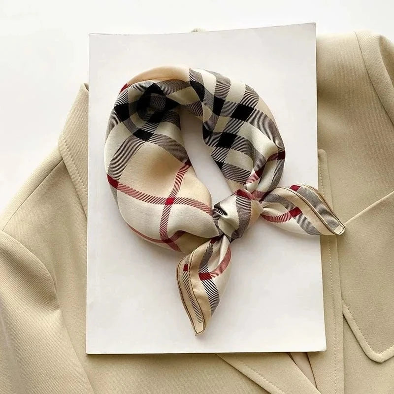 100% Real Silk Scarf Women Square Scarves Bandana