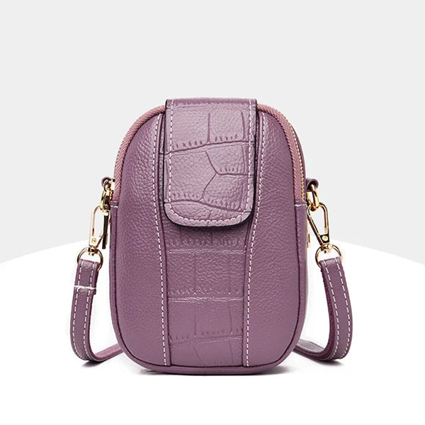 PU Leather Crossbody Messenger Bags Flap Vintage Small Shoulder Phone Purse