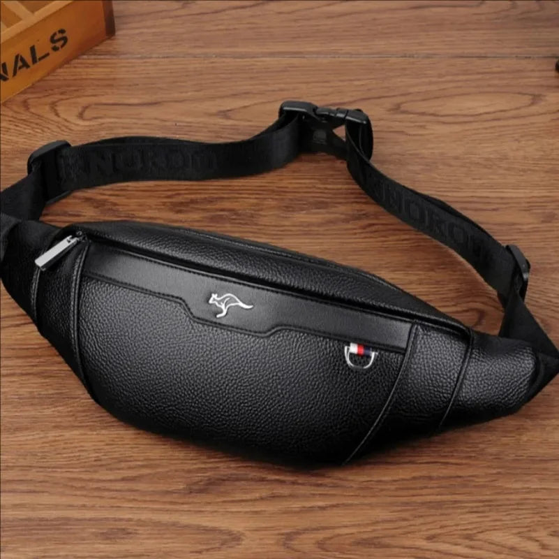 Leather Waist Bag Multifunctional Wallets Phone Bag