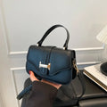 Fashionable Minimalist Crossbody Bag Solid Color Square Purse Simple Design Bag