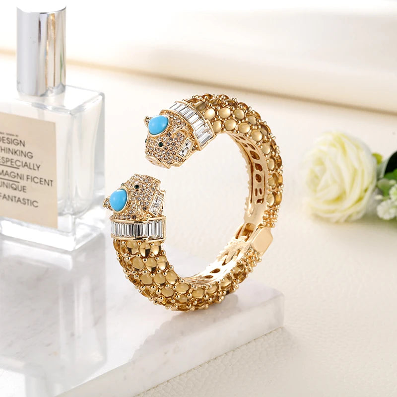 Paradise Animal Bracelets Gold Plated Bangles Cuff Jewelry