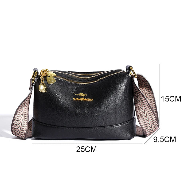 100% Cow Leather High Quality Luxury Design Handbag
