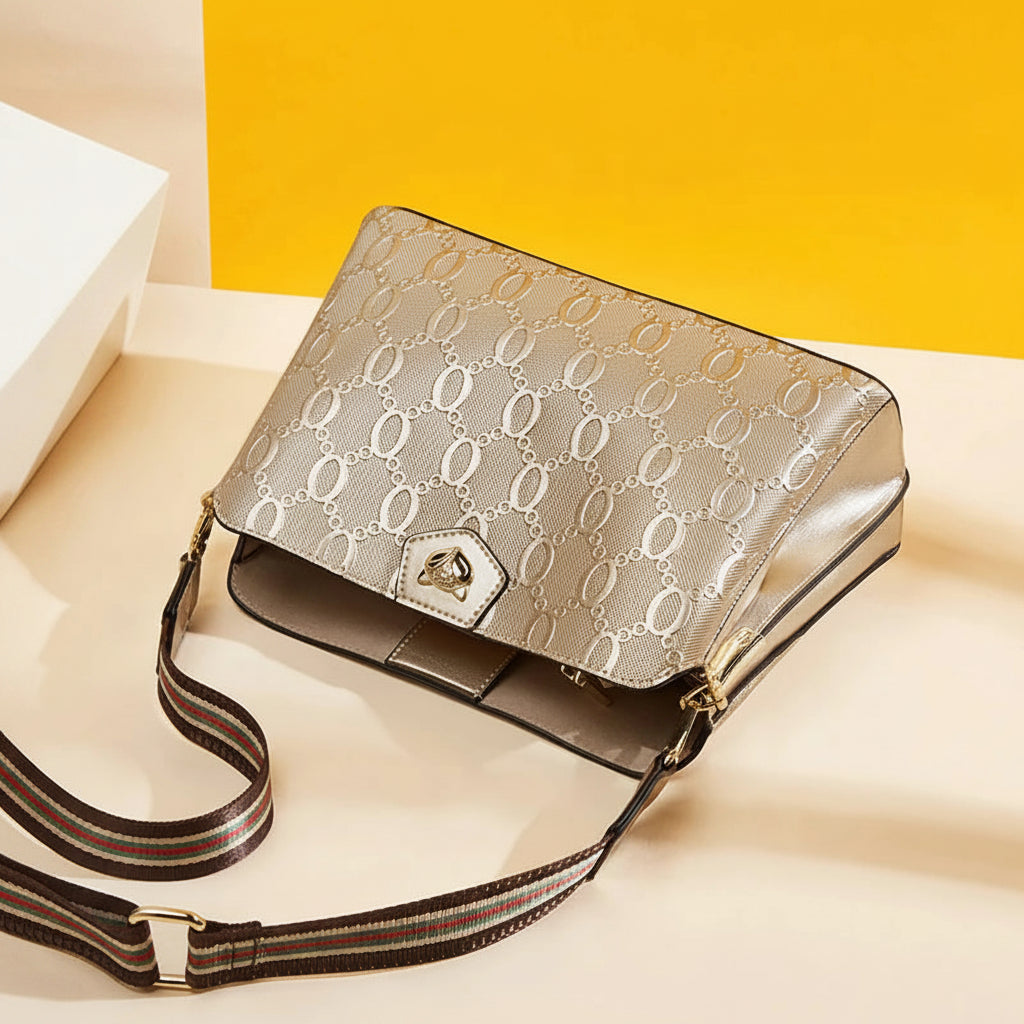 Women's Shoulder Bag Split Leather Lady Crossbody Bag