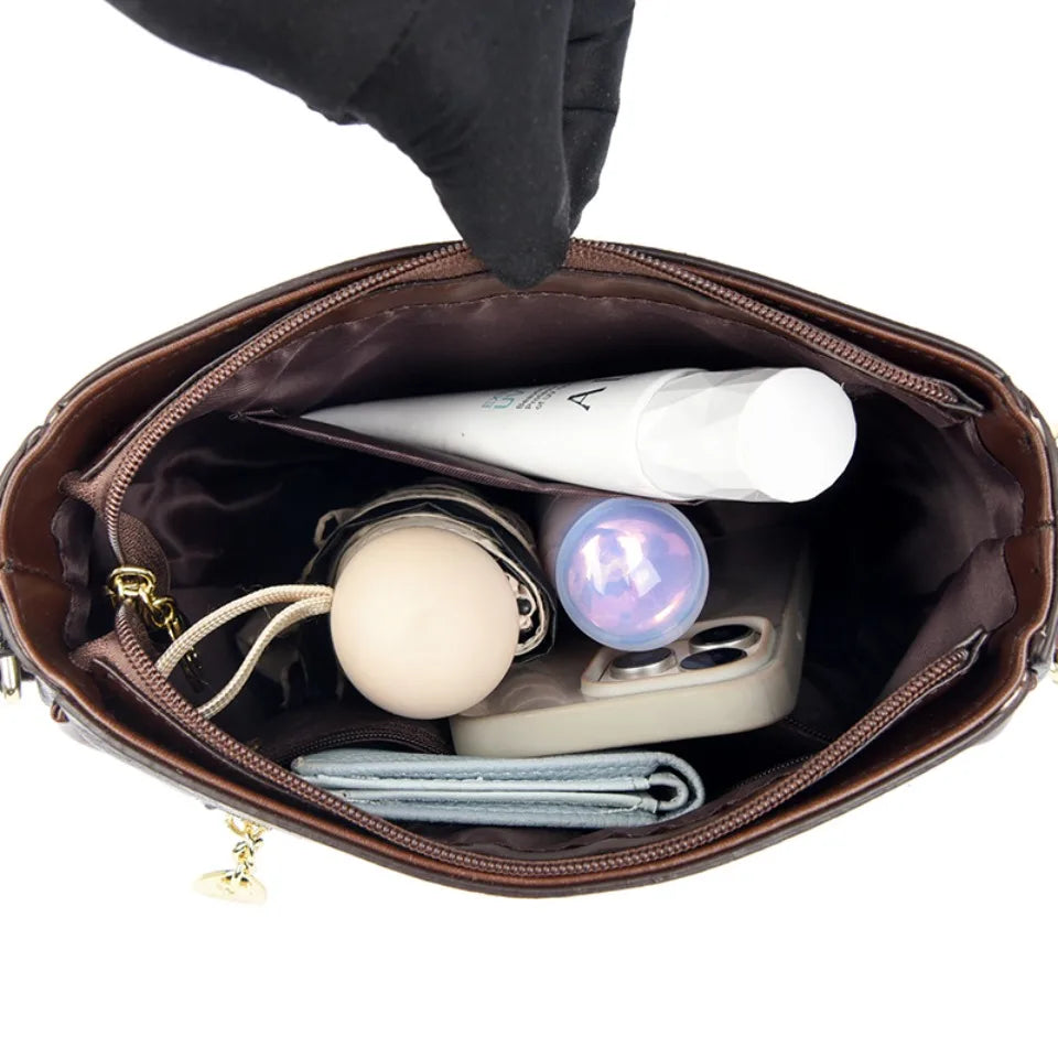 Flower Luxury Handbag Women Bags Designer Leather Shoulder Messenger Crossbody