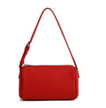 Real Leather Soft Leather Tubular Shoulder Crossbody Bag