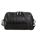 Fashionable shoulder crossbody bag crocodile texture