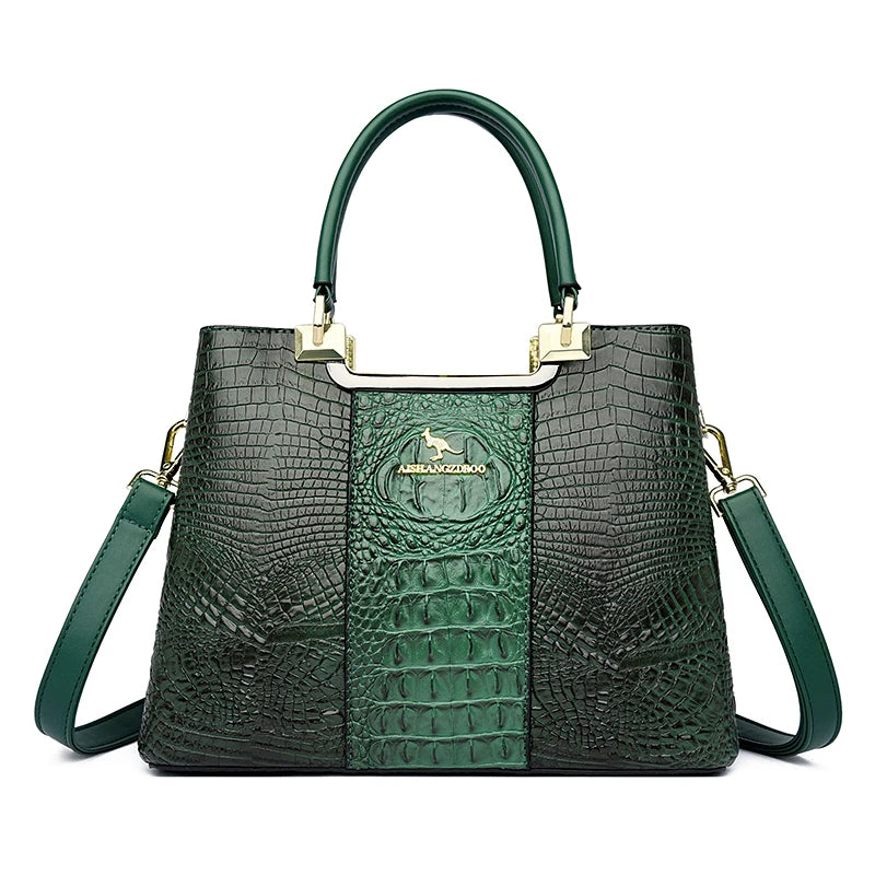 Luxury Design High Quality PU Leather Crossbody Tote Bag