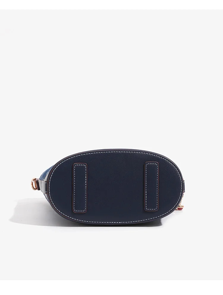 Luxury Elegant Tote Bag Crossbody Handbag For Women Trendy Solid Color Messenger Bag