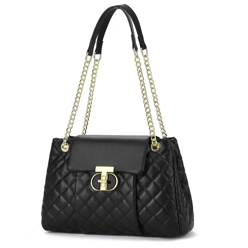 Luxury Brand Design Women Fashion Handbag Diamond Grid Pattern Single Shoulder Bag