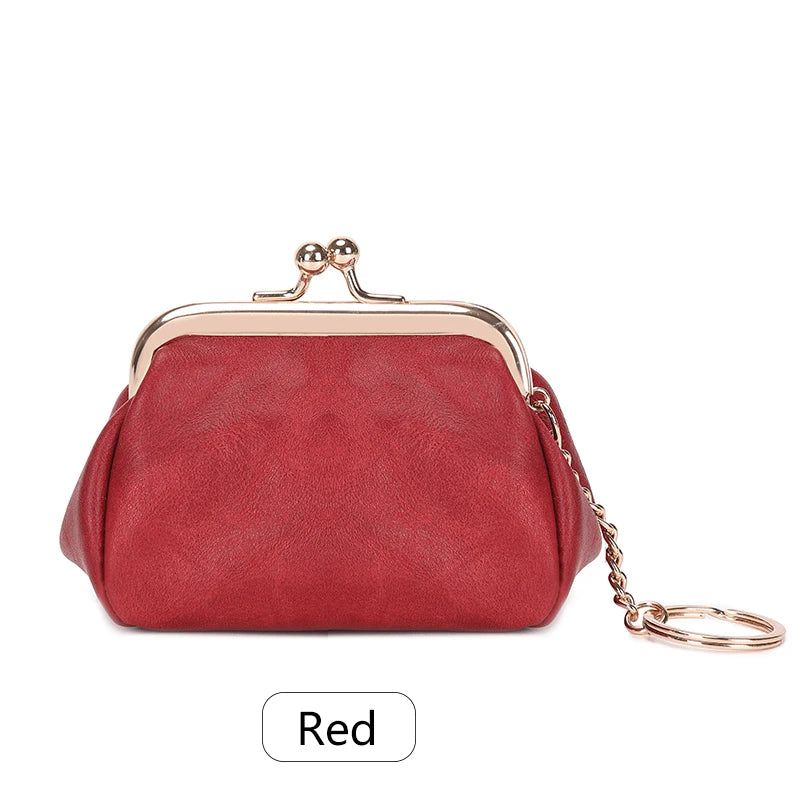 Retro mini lock clip coin purse daily portable cute handheld bag