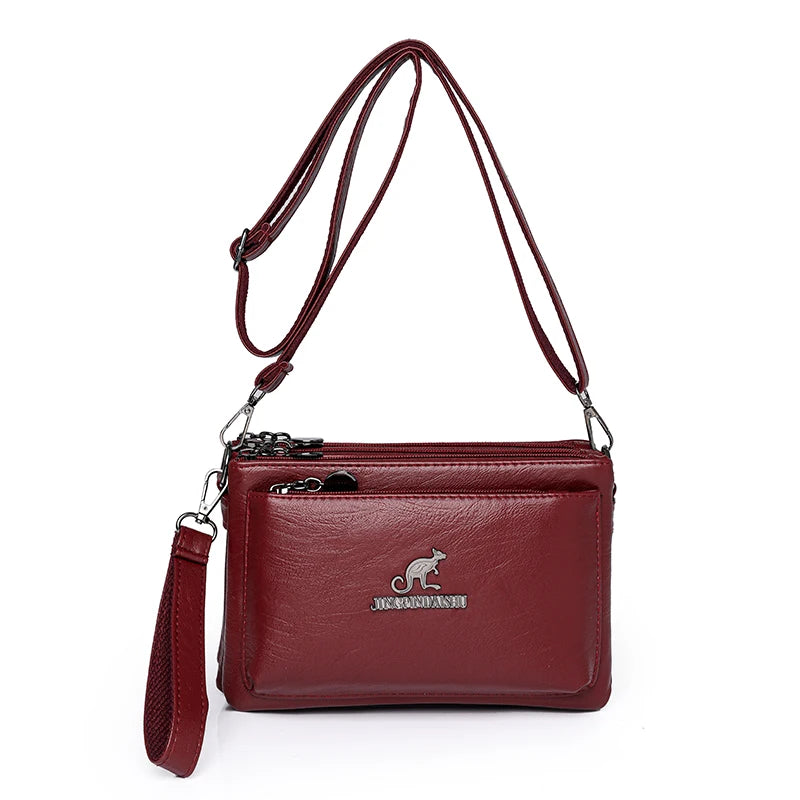 Quality Women Leather Top Handle Shoulder Tote Luxury Design