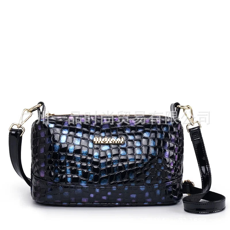 Trendy Large Capacity Shoulder Bag Women's Genuine Leather Bag