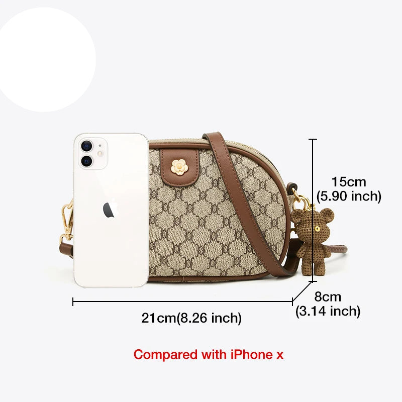 Women Small Shoulder Bag Fashion Monogram Handbag