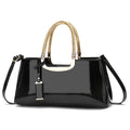 Elegant ladies' evening handbag shoulder bag patent leather glossy crossbody bag