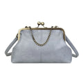 Trendy PU Leather Shell Handbag Retro Style Satchel