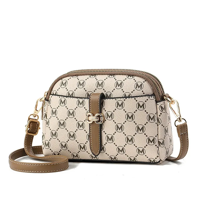 Small Round Crossbody Bag Styled With Single Shoulder Sling Bag Small Satchel Bag