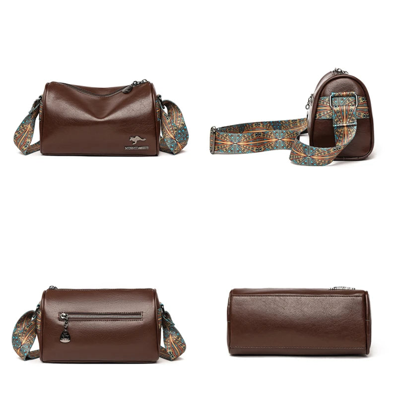 Genuine Leather Handbag Female Messenger Tote Quality Shoulder Bag