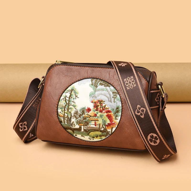 Fashion Embroidery Crossbody Luxury Design Crossbody Bag