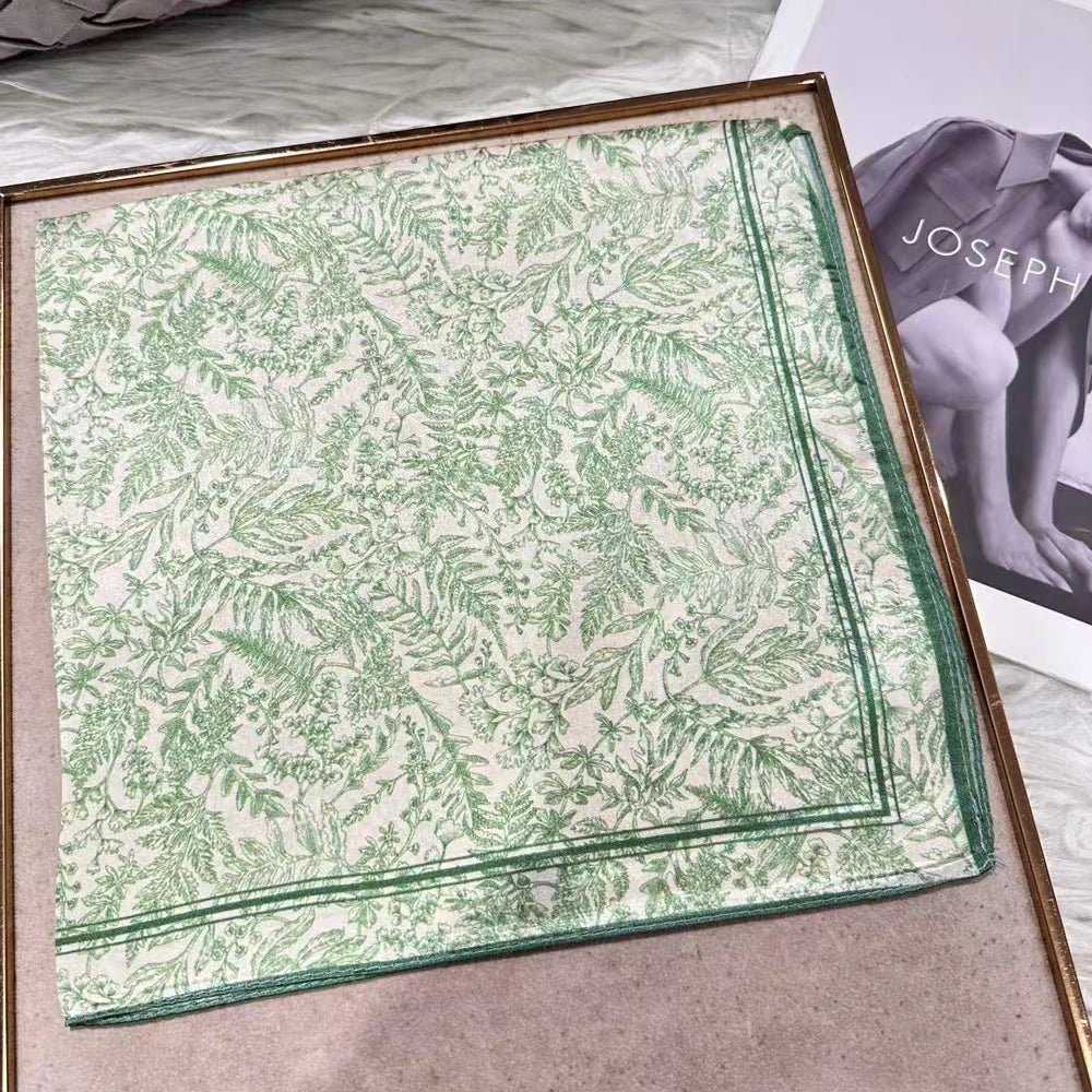 Women's 100% Mulberry Silk Scarf For Hair Headscarf