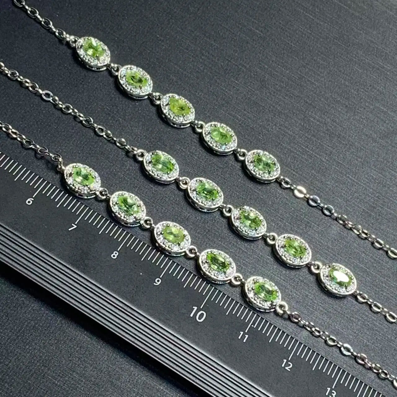 Natural Peridot Bracelets & Bangles Jewelry