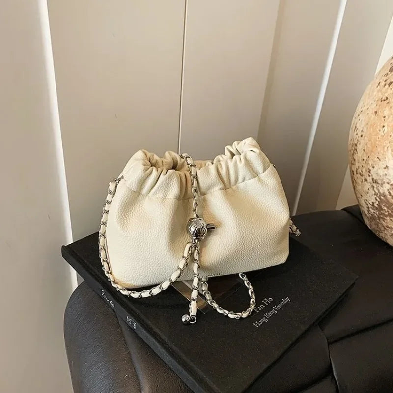Trendy Retro Minimalist Handbag Leather Crossbody Shoulder Purse