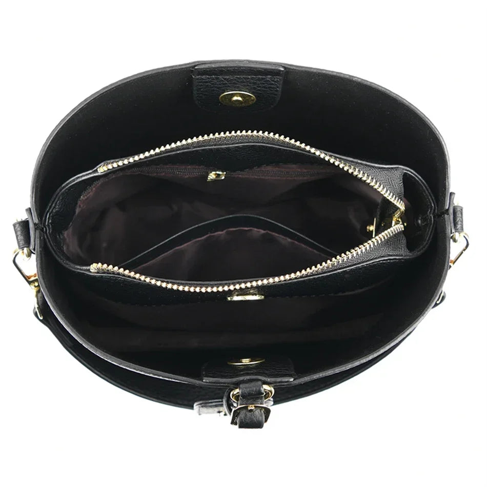Luxury Designer High Quality Leather Women's Handbag Purses Multifunctional Sac