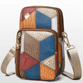 Trendy Diamond Pattern Patchwork Shoulder Bag Women's Multi-zipper Casual Crossbody