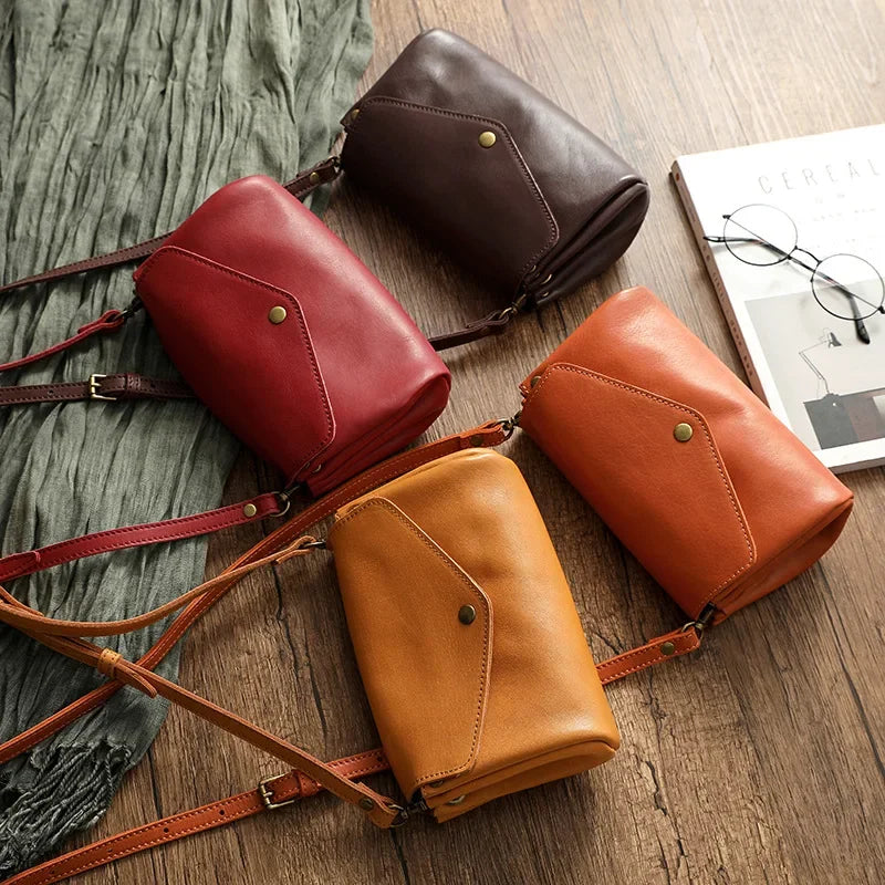 High Quality Genuine Leather Women Crossbody Bag
