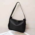 Genuine Leather Hobo Crossbody Flap Shoulder Bag Wide Strap