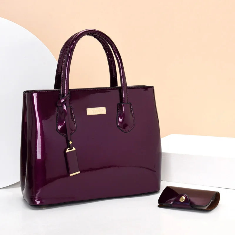 High Quality Patent Leather Women's Bag Fashion