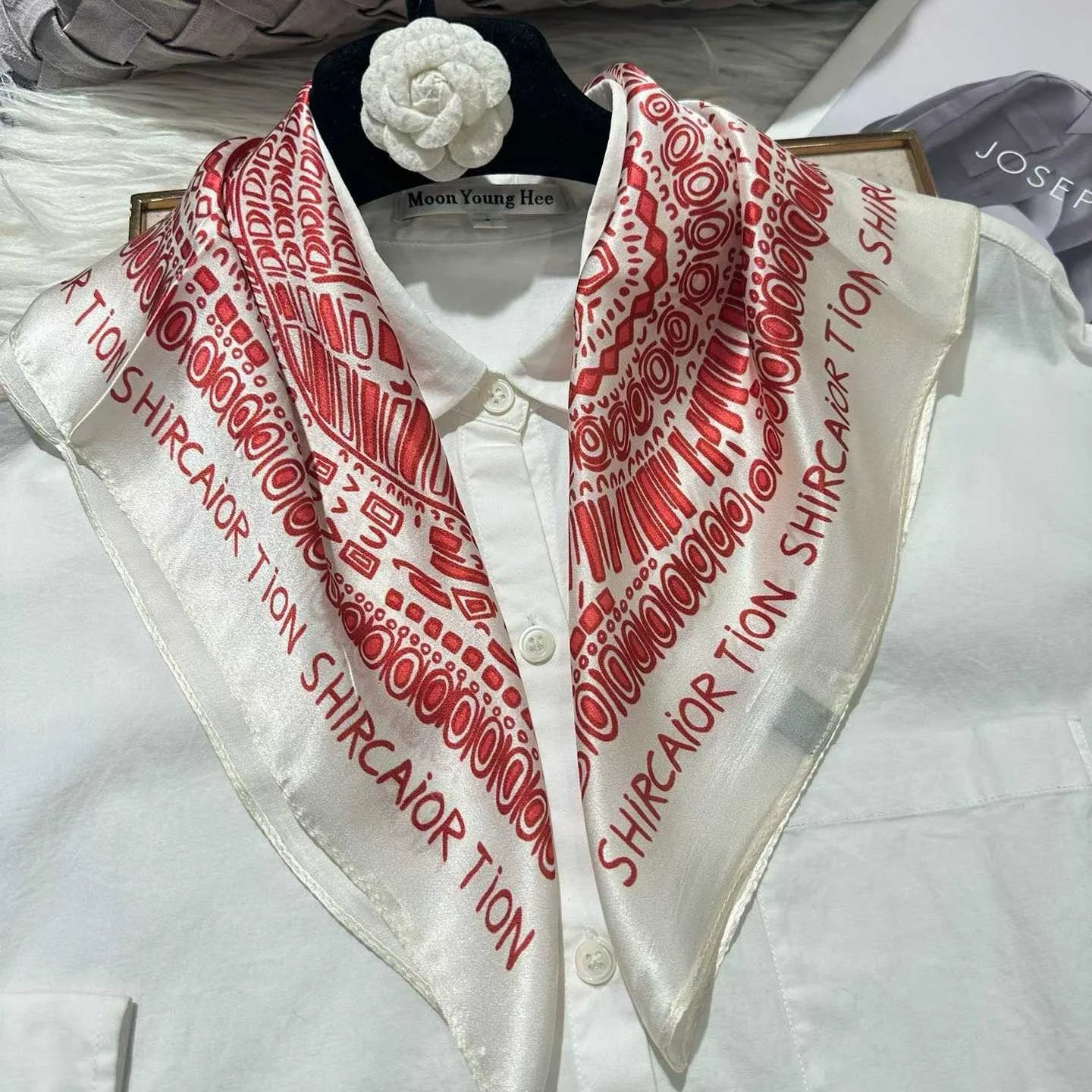 Women's 100% Mulberry Silk Scarf For Hair Headscarf