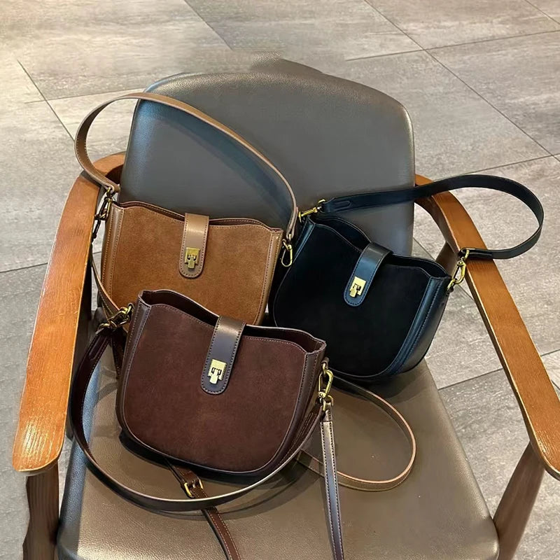 Women‘s Cowhide Genuine Leather Shoulder Bag Soft Cow Real Leather Handbag