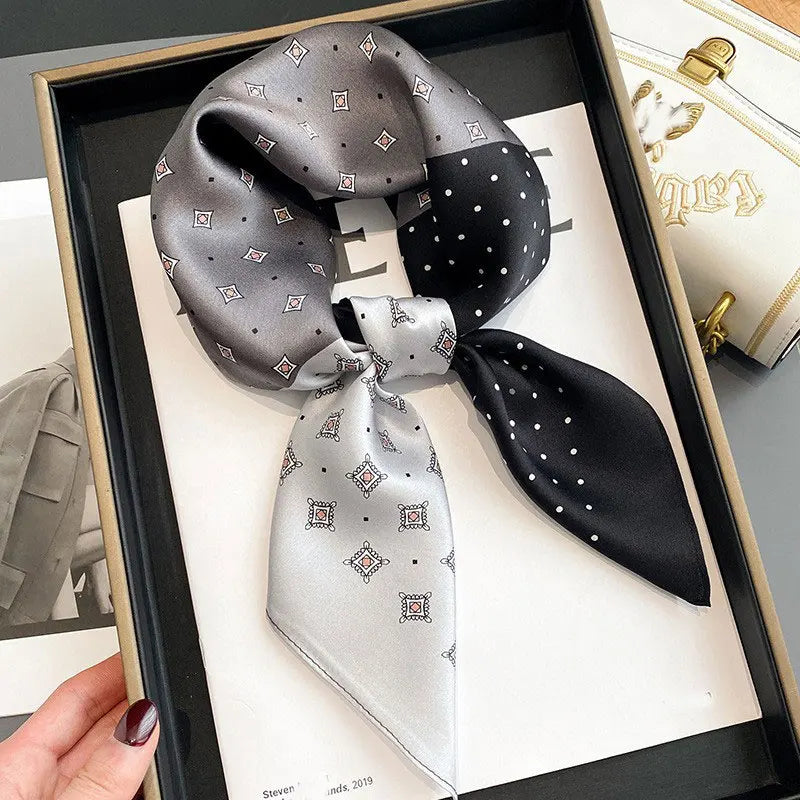 100% Silk Scarf Elegant Luxury High Quality Fashion