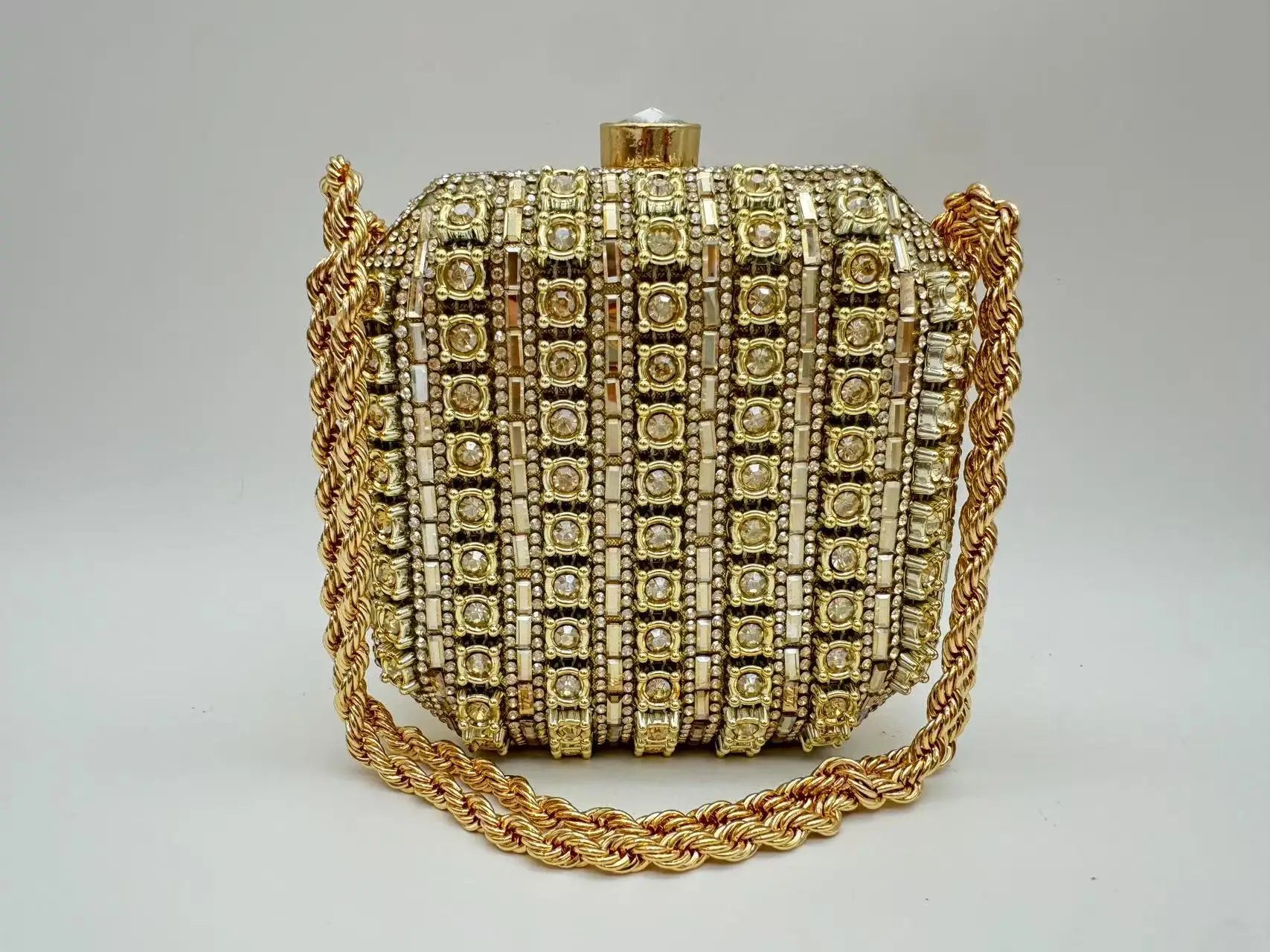 Fashion dinner bag pearl button handbag formal bag shell chain bag crossbody bag
