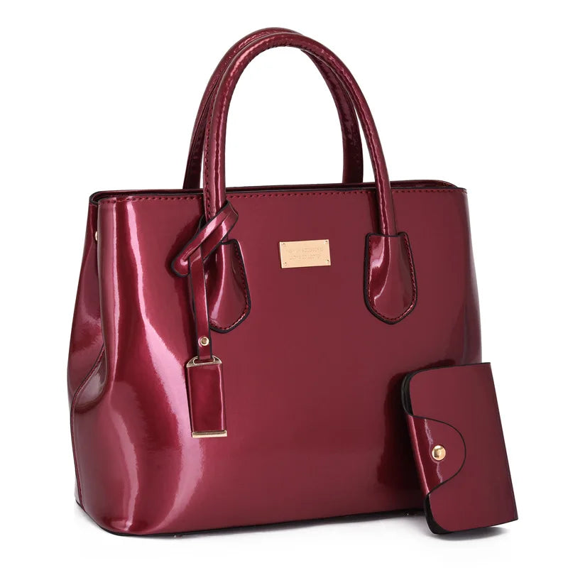 High Quality Patent Leather Women's Bag Fashion