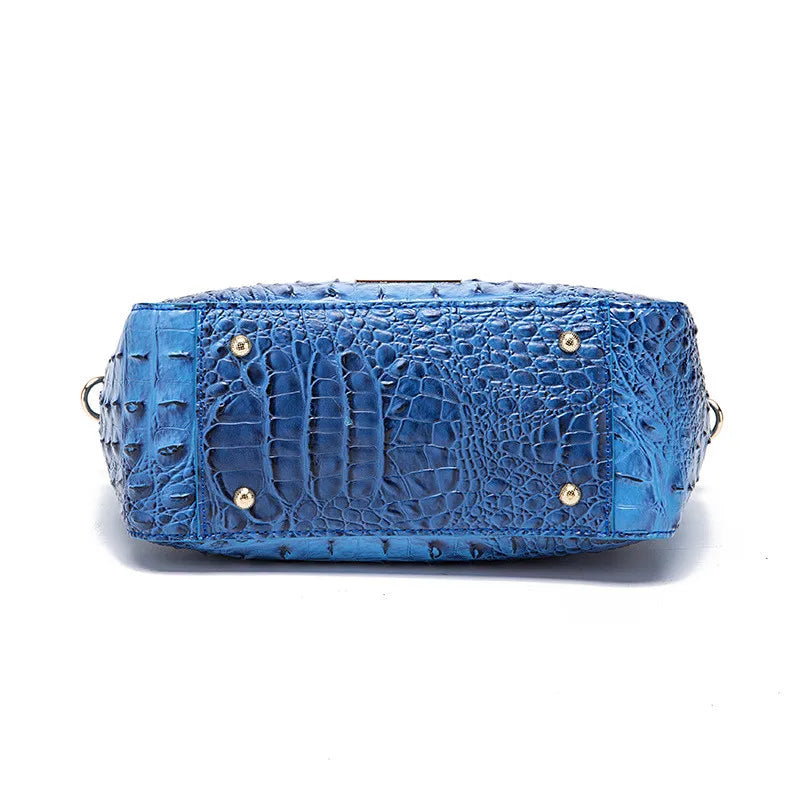Crocodile Pattern Crossbody Bag Fashion Design Luxury Bag