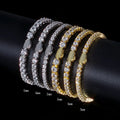 Stylish Bling Cubic Zirconia Tennis Bracelet 3/4/5MM
