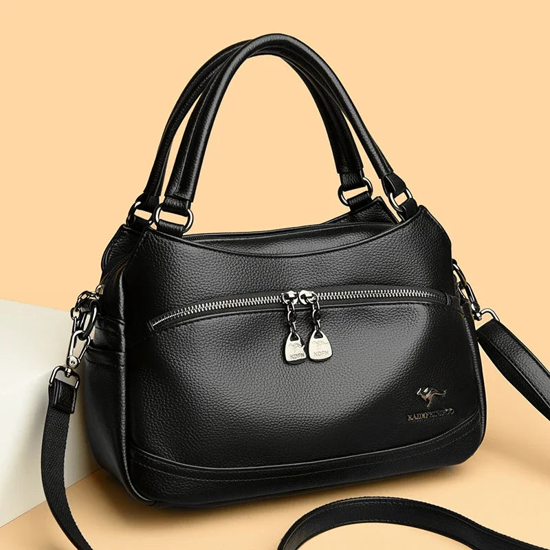 Women's Handbags Trendy Design Leather Shoulder Bags Luxury Style Large Capacity Sac