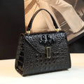 Luxury Design Cowhide Fashion Crocodile Print Handbag
