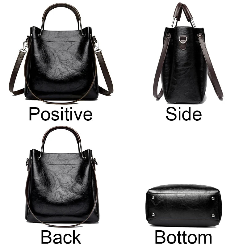 Luxury Handbag Design Big Shoulder Bags Trendy Large Capacity Leather Tote