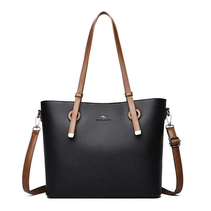 Women Soft Leather Handbags Luxury Shoulder Crossbody Bag