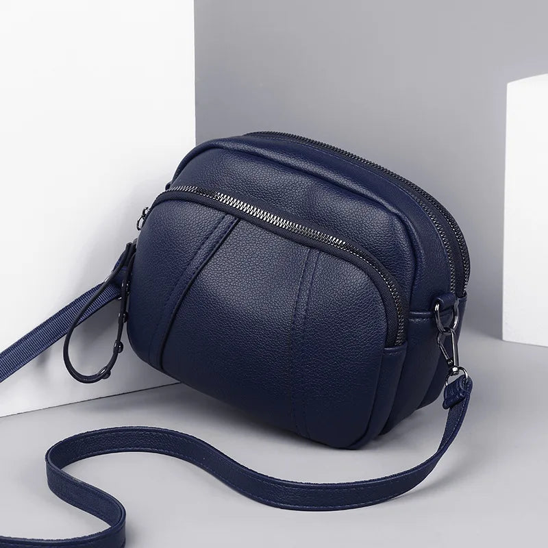 PU Leather Casual Crossbody Bag Shell Purse Handbag Luxury Design Shoulder Bags