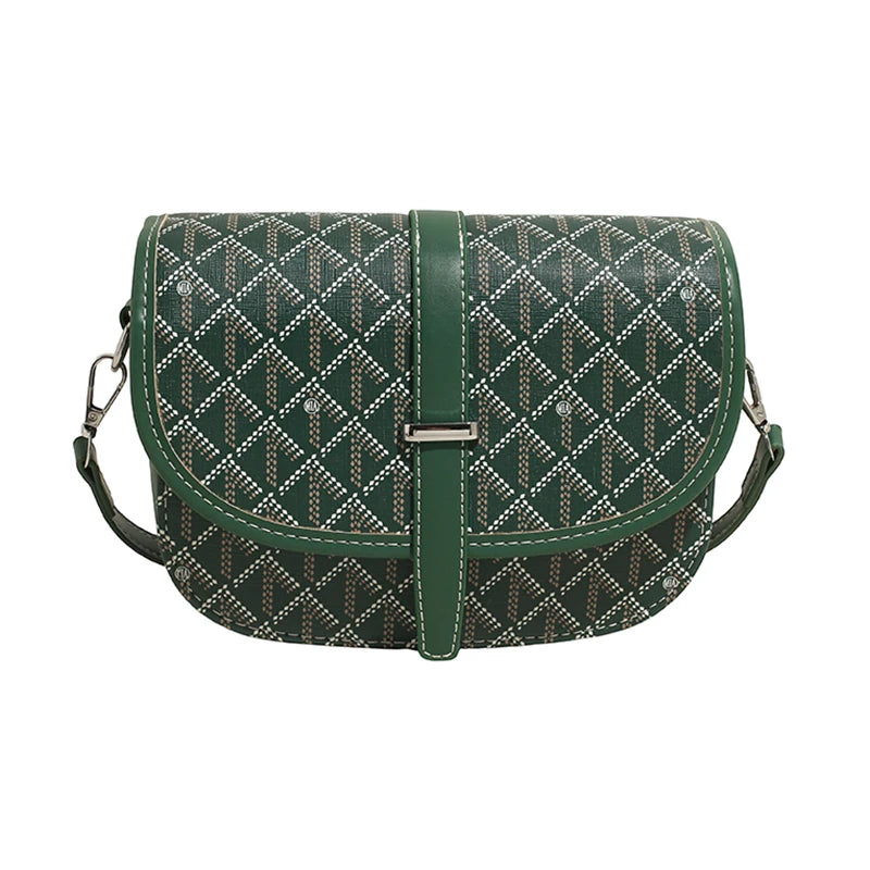Trendy Luxury Vintage Leather Handbag High-End Crossbody Bag