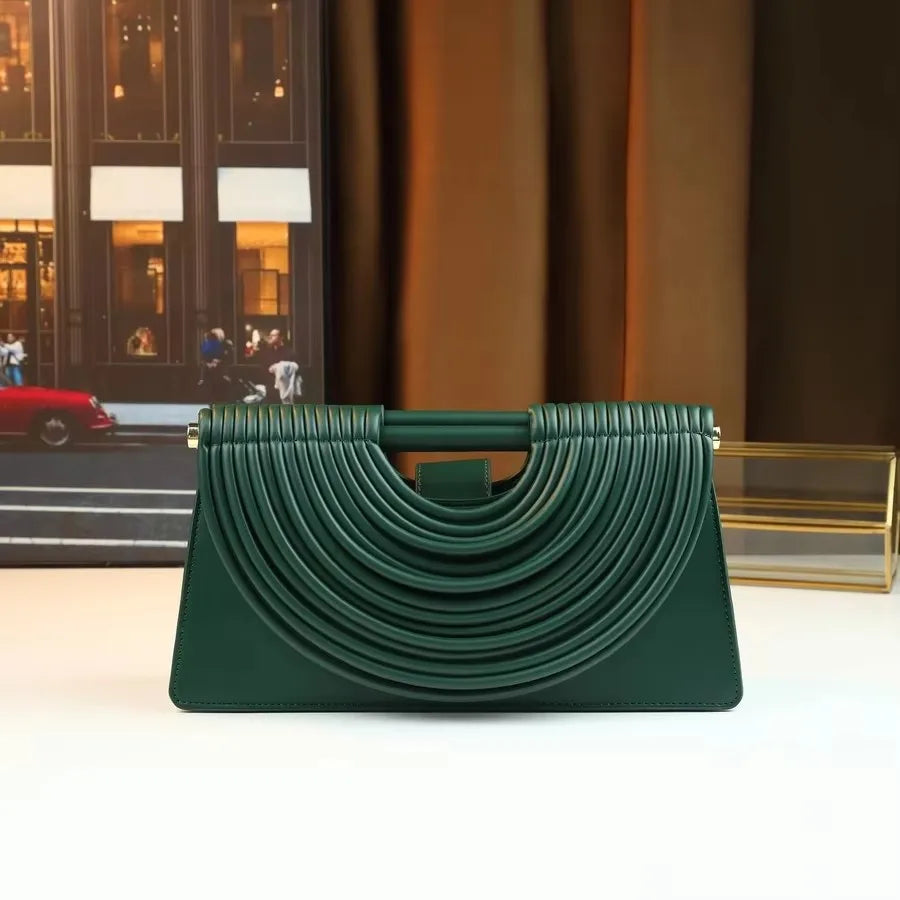 Hand-woven Fashion Handbag Clutch Bag Niche Design High-end Single-shoulder Bag