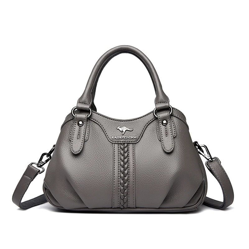 Genuine Brand Top Quality Handbags 3 Layers Luxury Small Casual Tote Bag