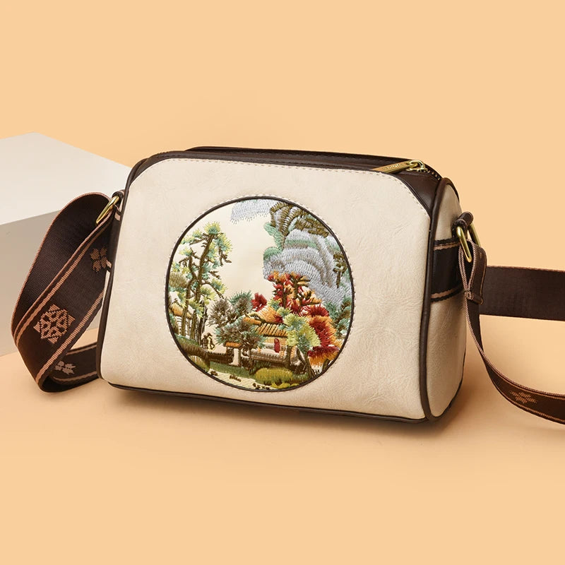 Fashion Embroidery Crossbody Luxury Design Crossbody Bag