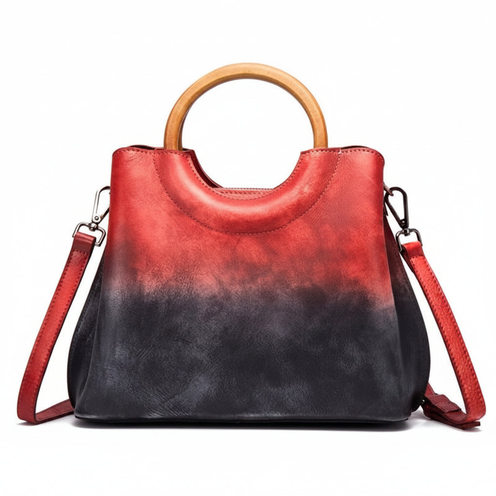 Retro Handmade Genuine Leather Shoulder & Crossbody Bag