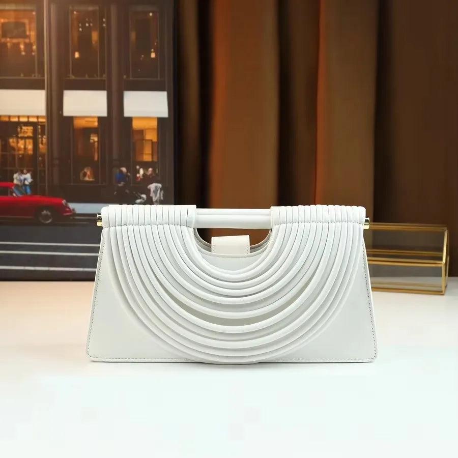 Hand-woven Fashion Handbag Clutch Bag Niche Design High-end Single-shoulder Bag