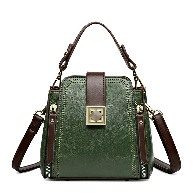 High-end Leather Tote Large Capacity Women Bags Luxury Design Shoulder Bag